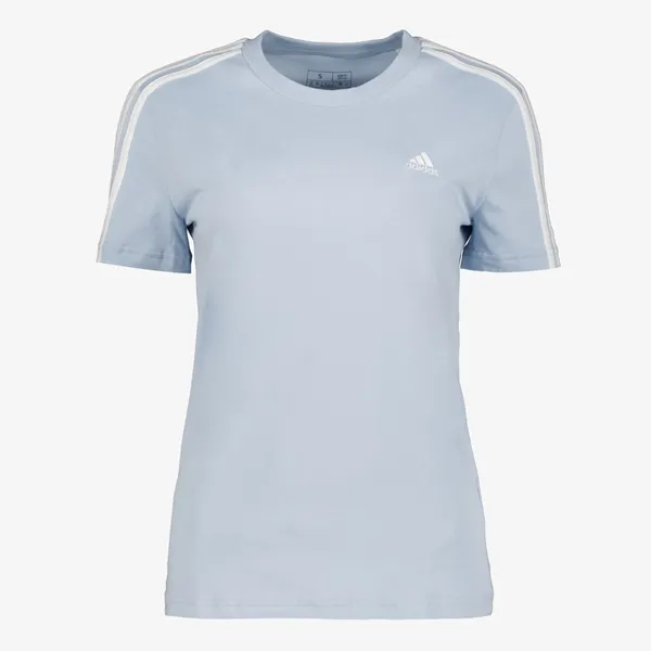 Adidas W3S dames sport T-shirt paars lichtblauw