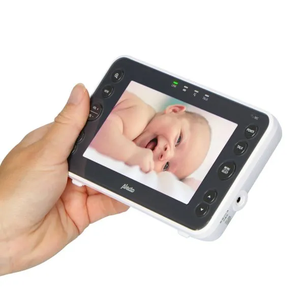 Alecto Babyfoon Met Camera En Kleurenscherm Wit/Antraciet DVM200XL