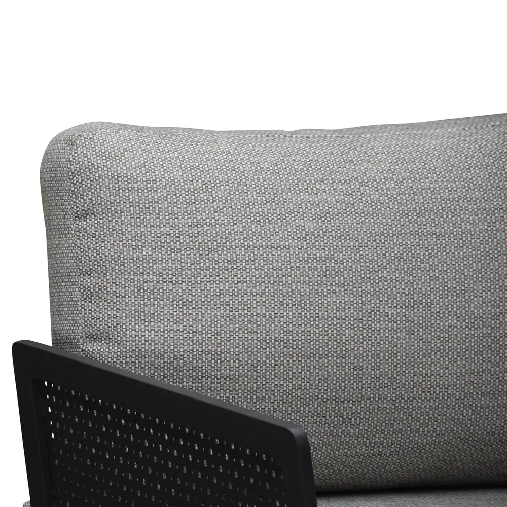 AVH-Collectie Primitivo hoek loungeset 6 delig verstelbaar antraciet aluminium