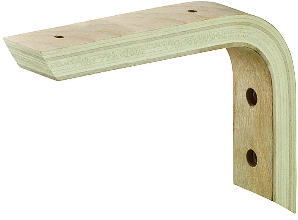 Console, Draagvermogen 60 kg per paar, star, hout
