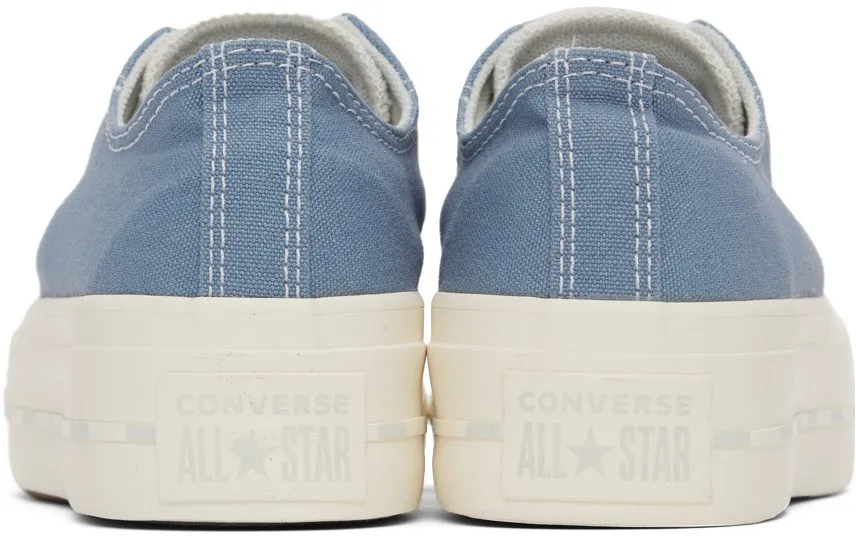 Converse Blue Chuck Taylor All Star Platform Lo Indigo Oxide/Light S (572710C)