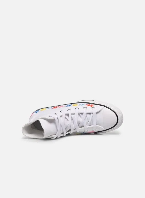      Converse Chuck Taylor All Star Canvas Floral Hi J - Wit   