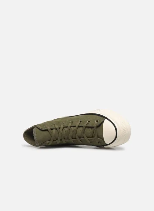      Converse Chuck Taylor All Star Lift Colorful Suede Hi - Groen   