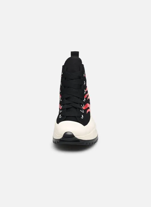      Converse Run Star Hike Flame Check Hi - Zwart   