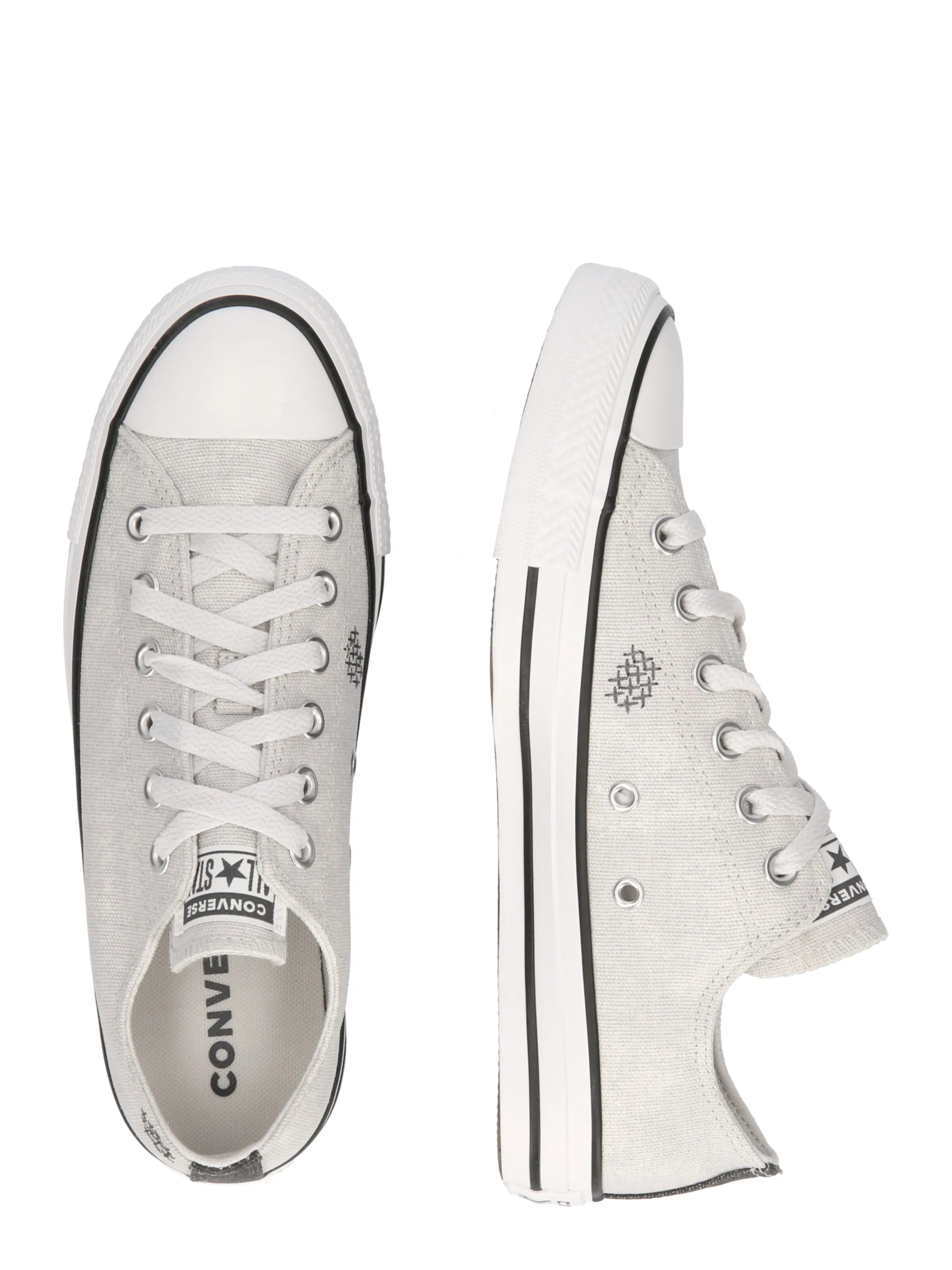 CONVERSE Sneakers laag 'CHUCK TAYLOR ALL STAR' in Lichtgrijs