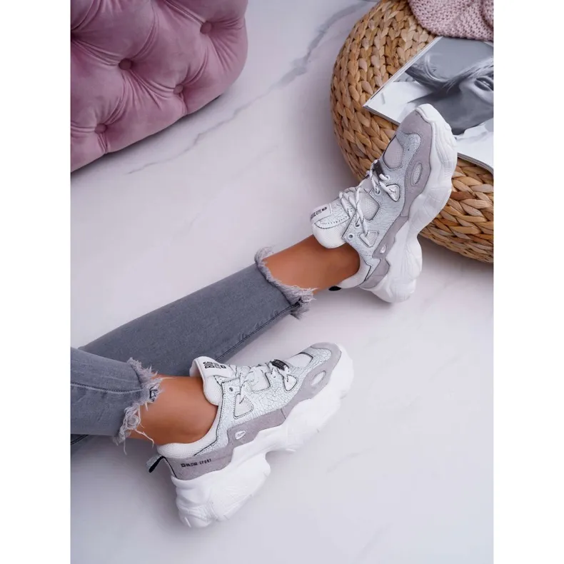 Dames Sportschoenen Big Star by Daniel Lopez Wit FF274430 veelkleurig
