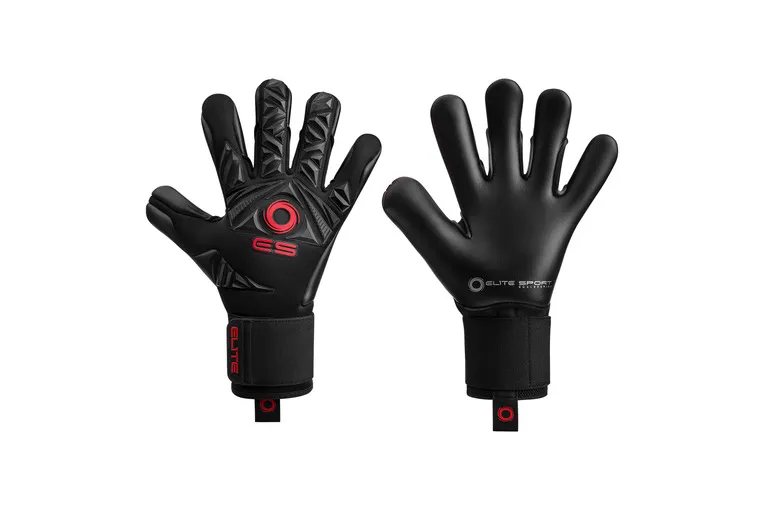 Elite Sport black real keepershandschoen zwart unisex
