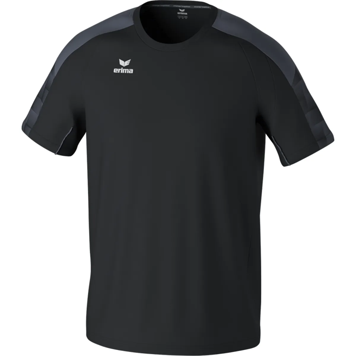 Erima Evo Star T-Shirt Kinderen - Zwart / Grijs