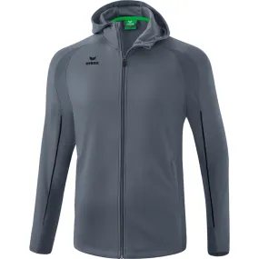 Erima Liga Star Trainingsjack Met Capuchon Heren - Slate Grey / Zwart