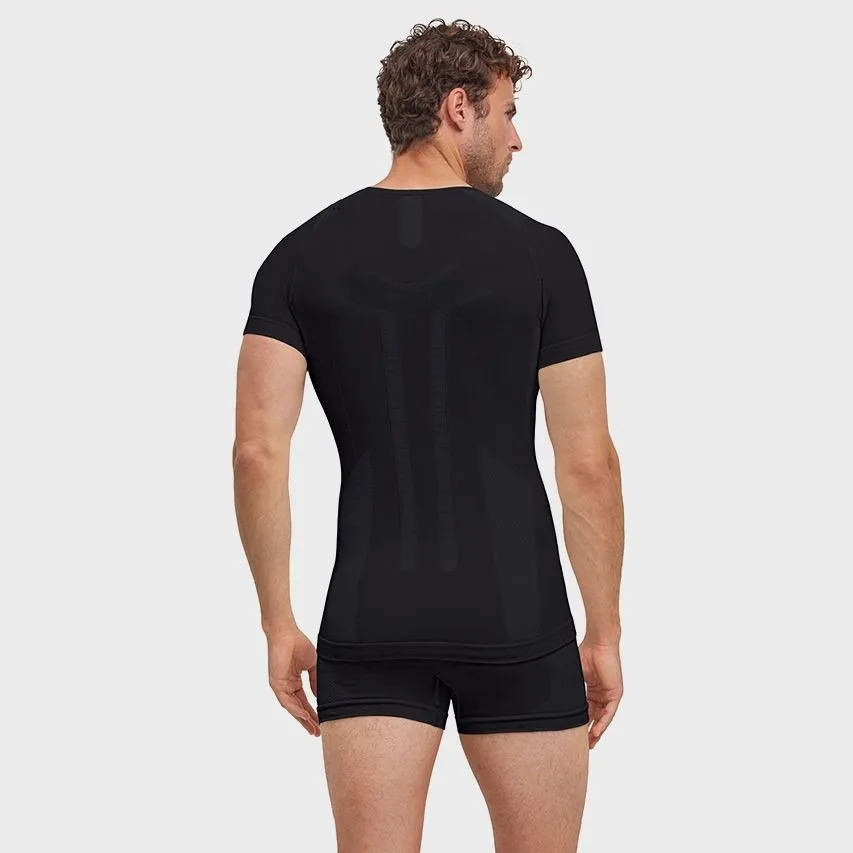 FALKE ergonomic sport system O-hals thermo shirt base layer zwart  