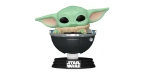 Funko Pop! Star Wars: The Mandalorian - Grogu in Hovering Pram speelfiguur