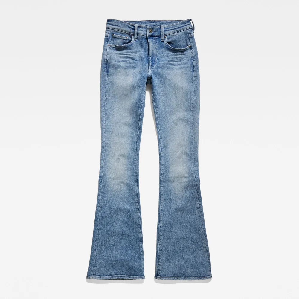   G-Star 3301 Flare Wmn Sun Faded Blauw KL