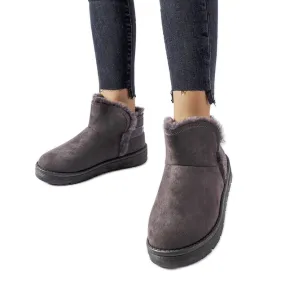 Grijze snowboots Big Star KK274623 grijs