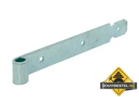 Heng 120mm voor pen van diameter: 16mm 45X6 Verzinkt - per stuk
