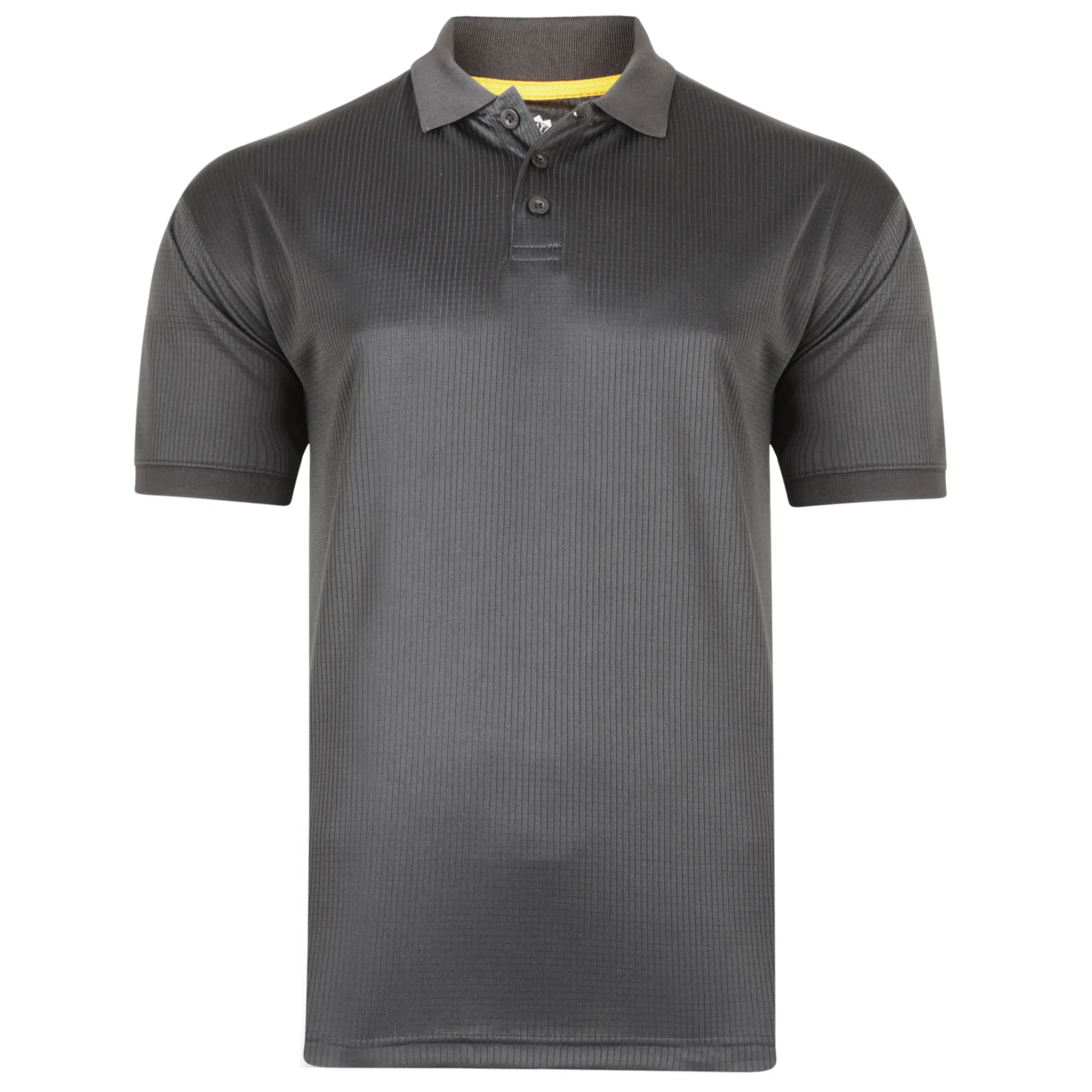 Kam Jeans SPORT POLO SHIRT glanzend - zwart