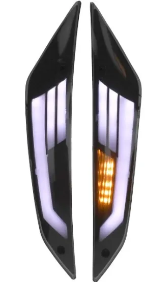 Knipperlicht Set Voor Piaggio Zip 2000 Sport-1 Licht Smoke