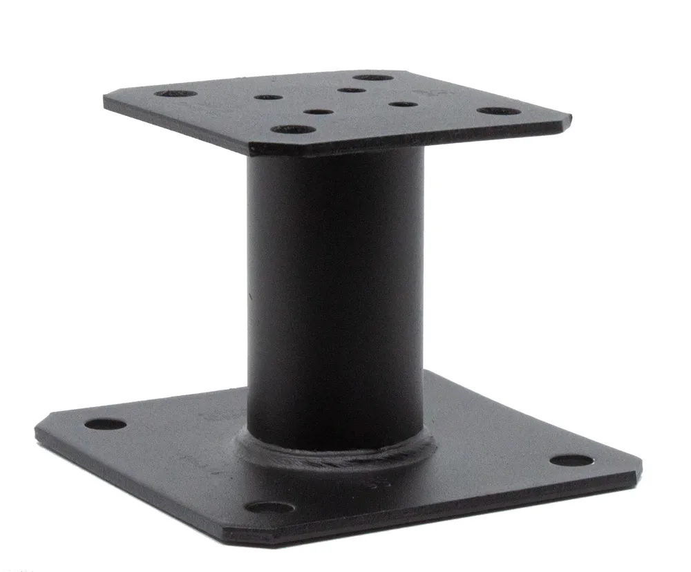 Kolomvoet Zwart 10 cm - Per Stuk