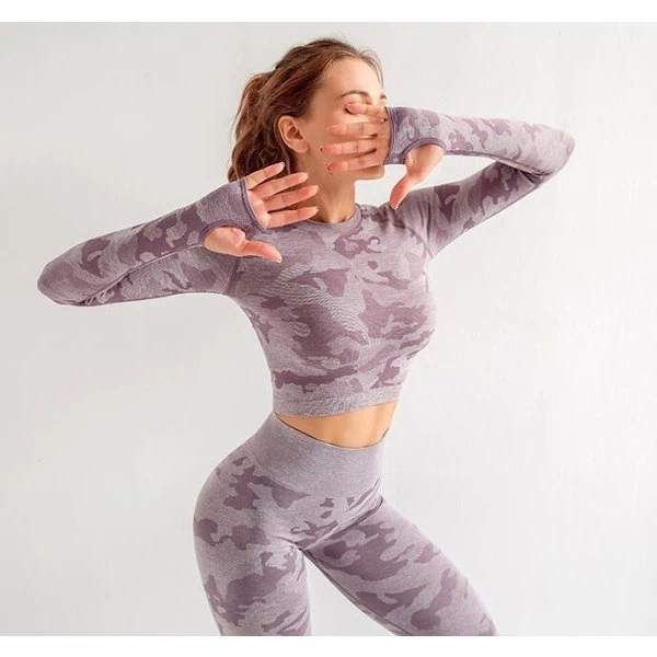 Legend Sports Dames Sport-Top Army Purple