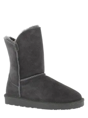 Leren winterlaarzen "Breezy" antraciet