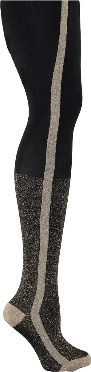 Maillot Antraciet/Goud Glitter