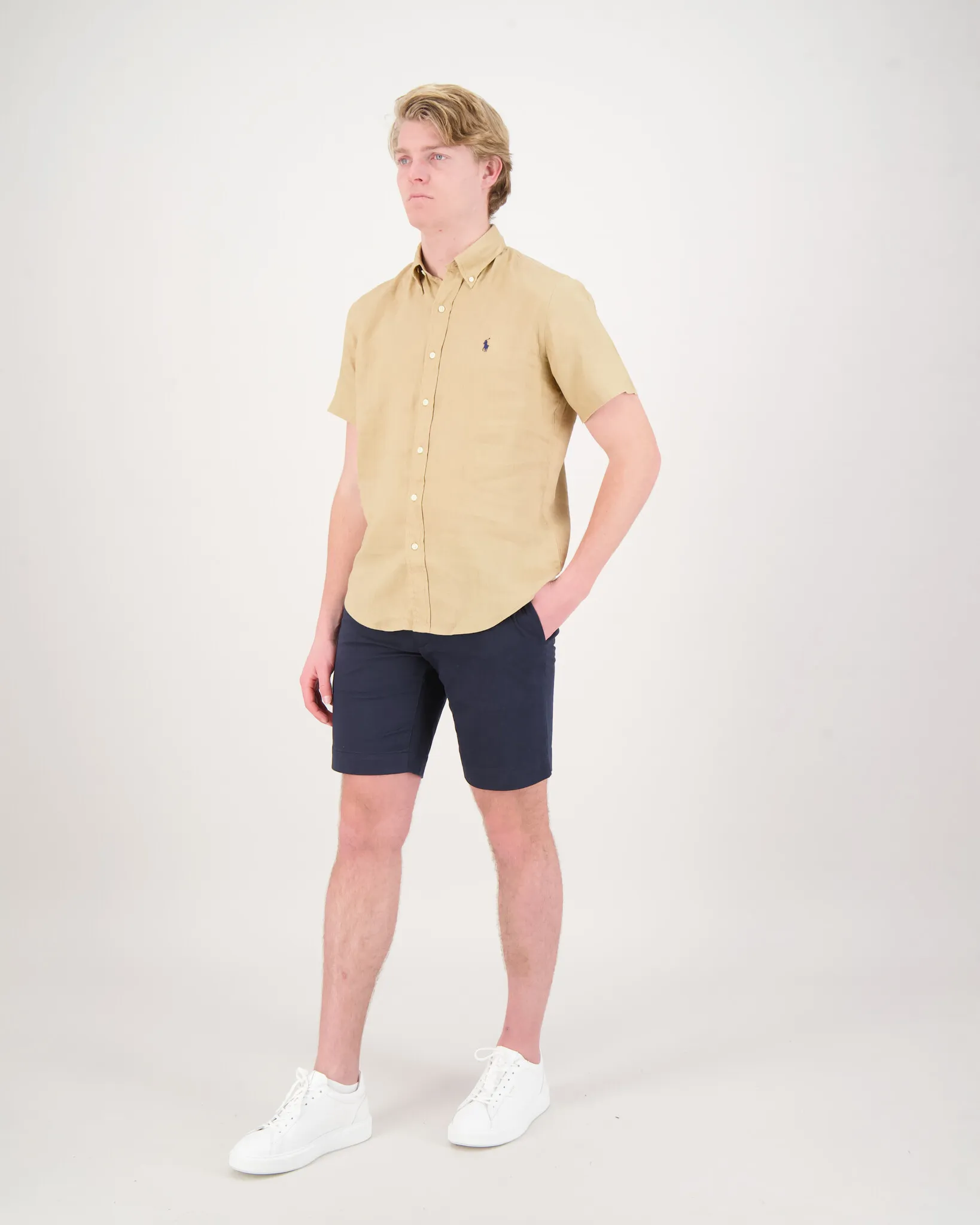Polo Ralph Lauren Short Sleeve Sport Shirt Khaki