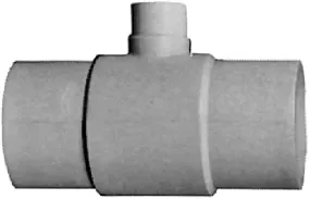 PP T-stuk verlopend 75 x 63 mm
