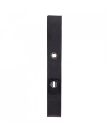 PVD antraciet VH buitenschild smal SKG***  257x35x11mm rechthoekig met kerntrekbeveiliging PC72