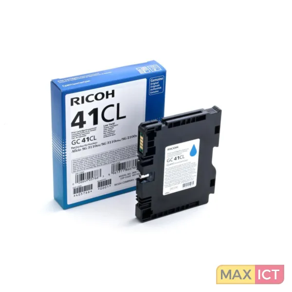 Ricoh 405766 inktcartridge 1 stuk(s) Origineel Cyaan