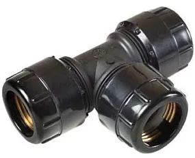 Simplast T-stuk kunststof 50 mm knel