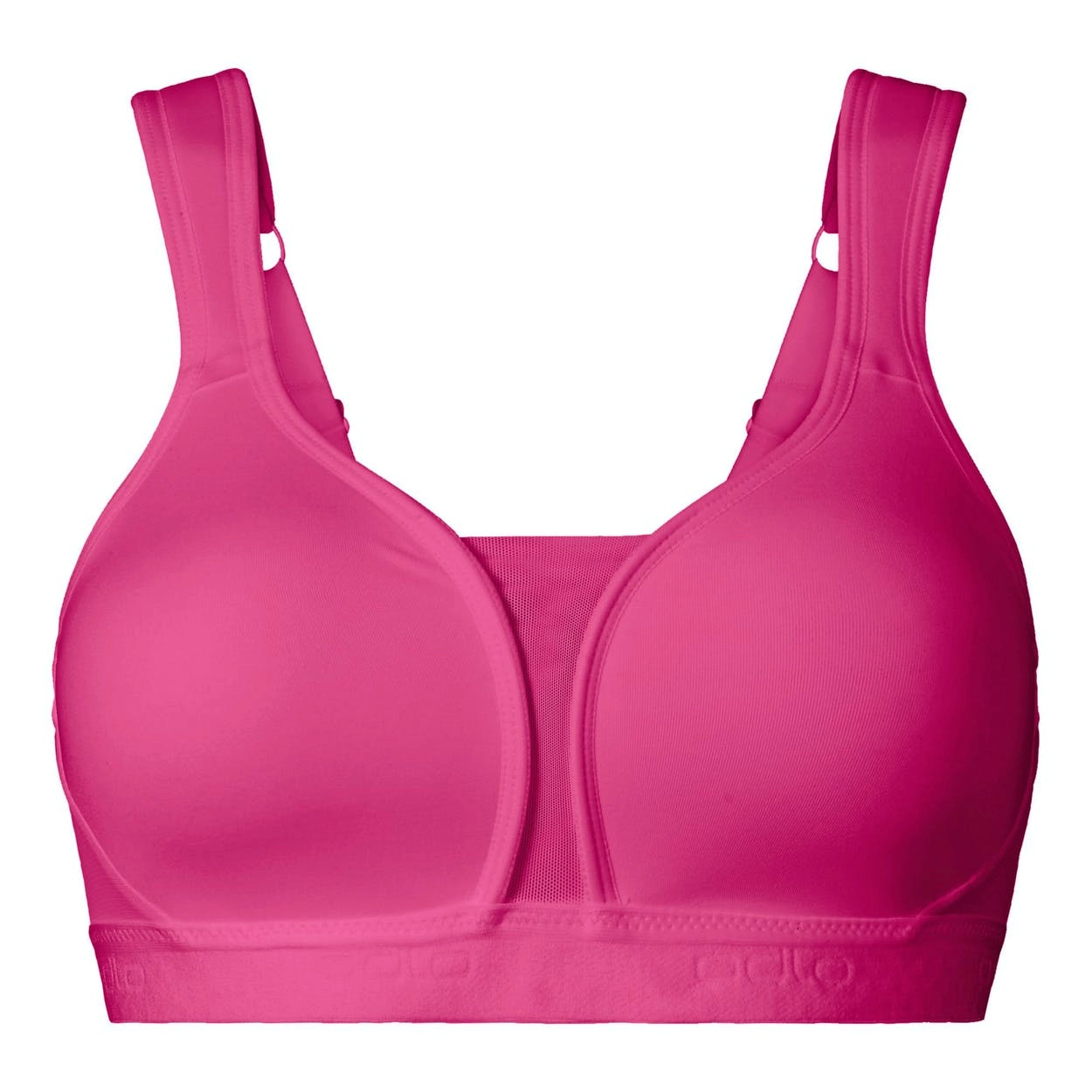 Sport BH Odlo Women Sport Bra Padded High E-Cup Beetroot Purple