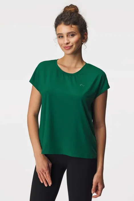 Sport T-shirt ONLY Play Aubree - donkerrose