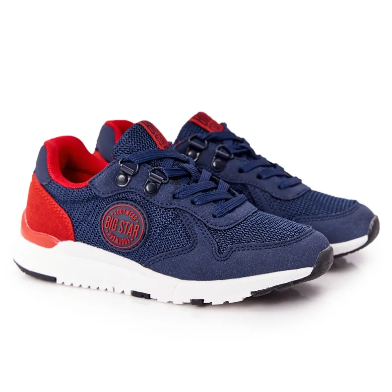 Sportschoenen voor kinderen Memory Foam Big Star HH374175 Marineblauw veelkleurig