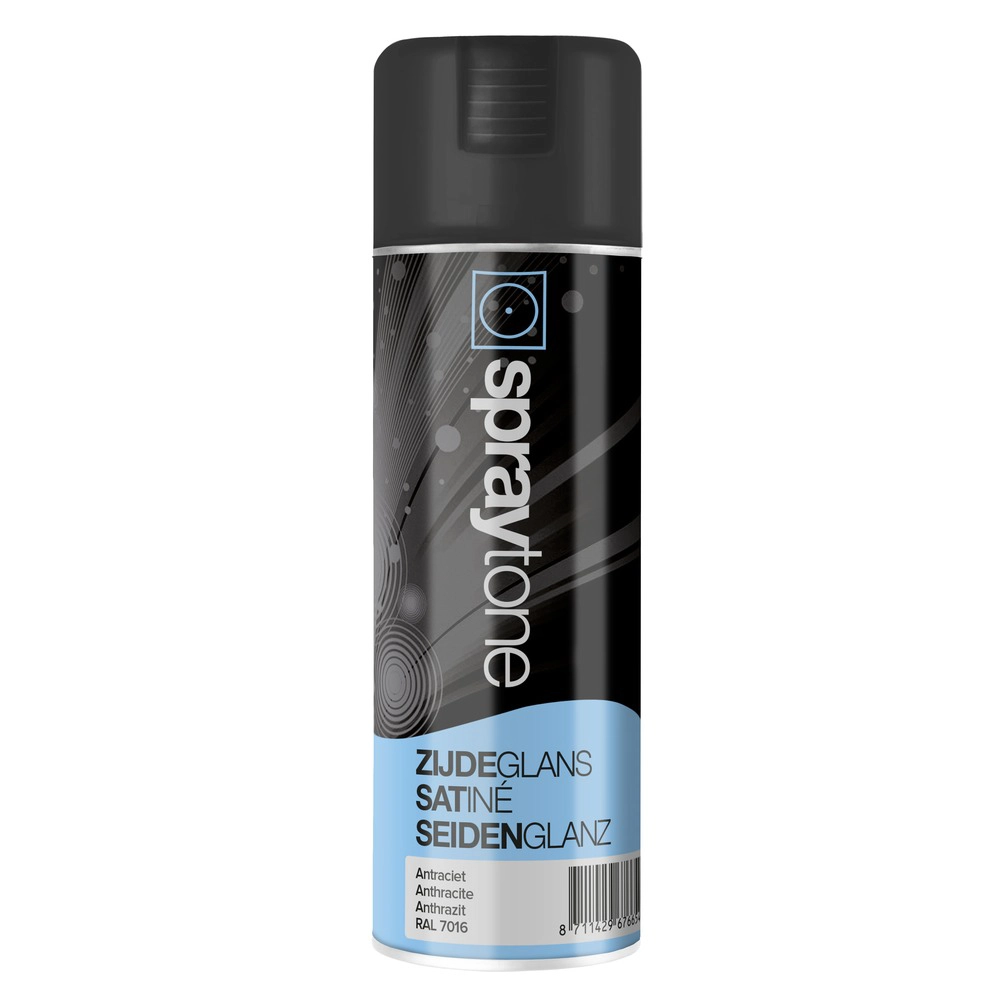 Spraytone Spuitlak Zijdeglans RAL 7016 Antraciet Grijs 400ML