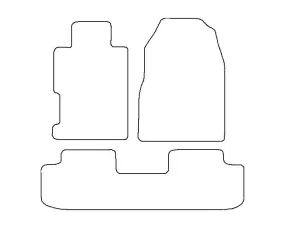 Velours mattenset Honda Civic 3 drs sport 2004-